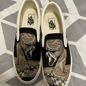 Used vans, slip on tennis shoes